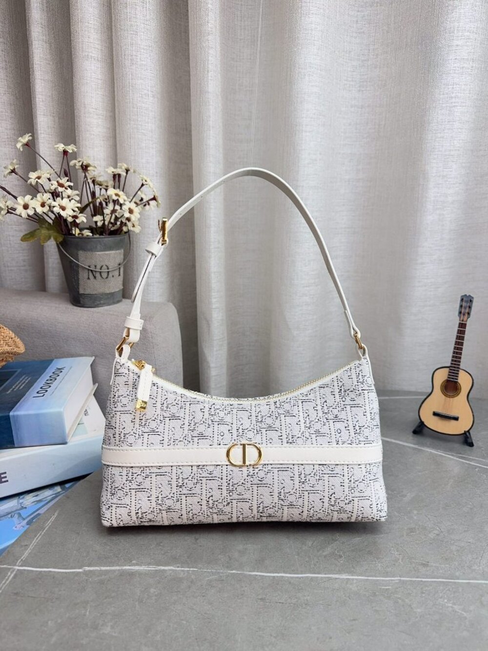 Dior. Montaigne Cigale Classic Logo Tote and Shoulder Bag